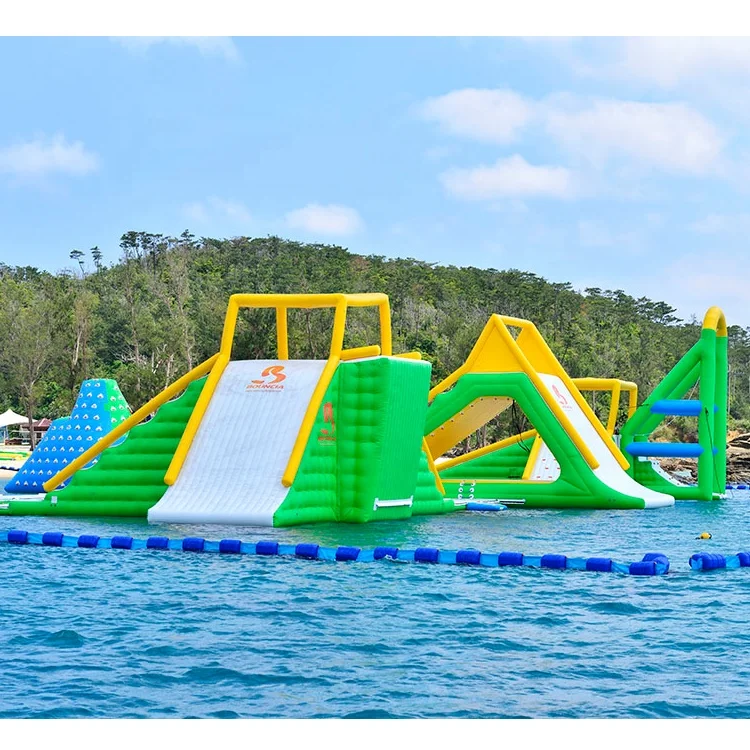 Open Water Inflatable Floating Water Park, Water Sports Park Games For Sale