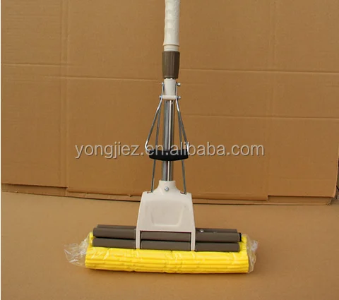 stainless steel pole cleaning pva mop floor cleaning mop