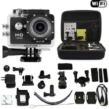 Shockproof Bag Case + Black SJ6000-W9 2.0″ WIFI 1080P HD Sports Action DVR Video Waterproof Camera AS GOPRO SJCAM SJ4000 SJ5000