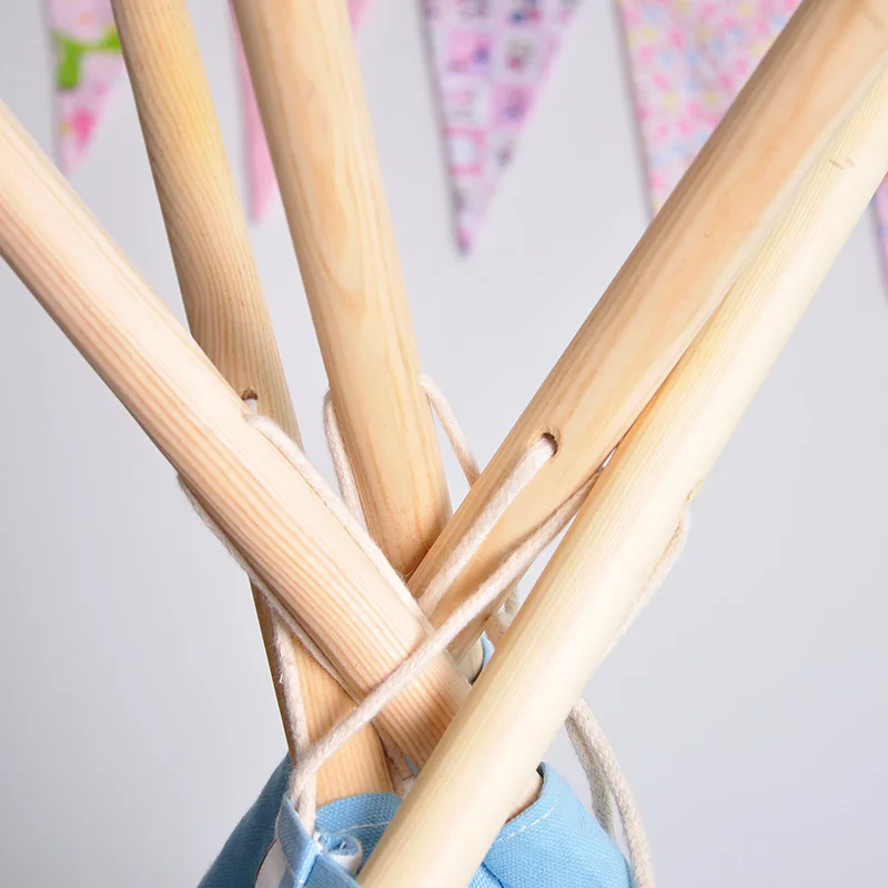 2023 OEM stripe design kids teepee wigwas with 5 ways tents gazebo tents