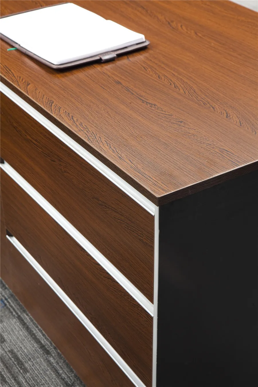 
Modern Office Building Dimensions Boss Wooden Design Office CEO Executive Desk 