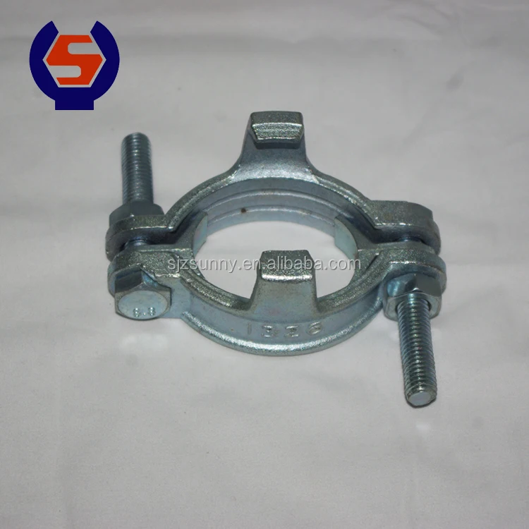 Factory Steel Double Wire Pipe Clamp Adjustable Bolt Quick Connecting Hose Clamp