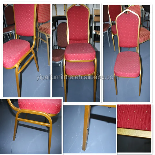 metal steel banquet chair indoor  Restaurant hotel chair