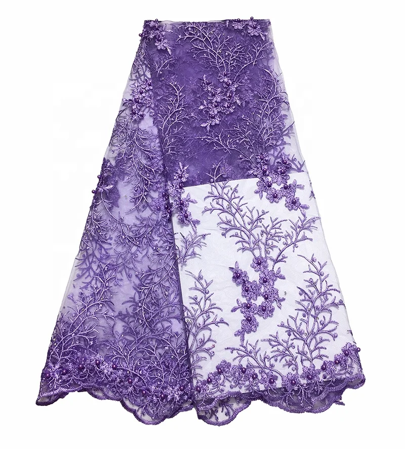 wholesale China high quality material african net embroidery lace fabric