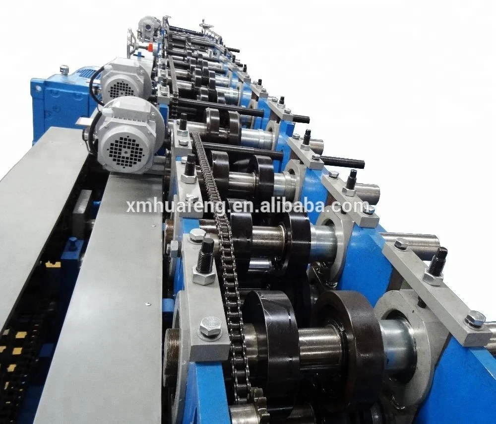 C80-300 High performance  metal  C steel framing profile forming machine Automatical Steel Plate C Channel Roll Forming Machine