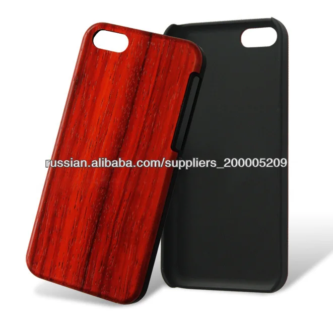 природных реального материала древесины твердый переплет случае для iphone 5C, клен орех палисандр вишневого дерева