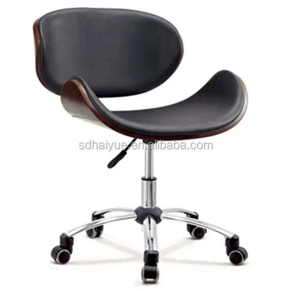 Clearance Sale Leisure Plywood Office PU Castors Chairs Bar Stool