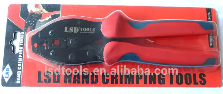 Spark plug wires crimping tool LY-2048 ratchet crimp tool for crimping and stripping spark plug wire hand crimping plier crimper