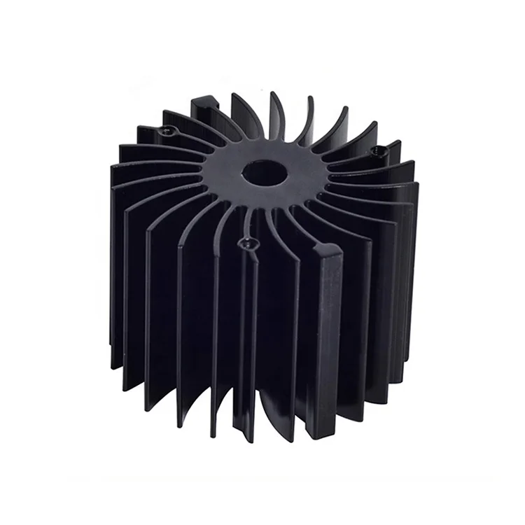 Anodized flexible aluminum extrusion profile heatsink