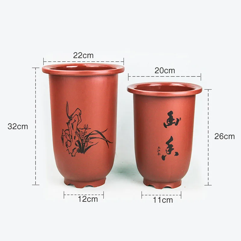 Chinese style flower pot Multiple color size plant pot