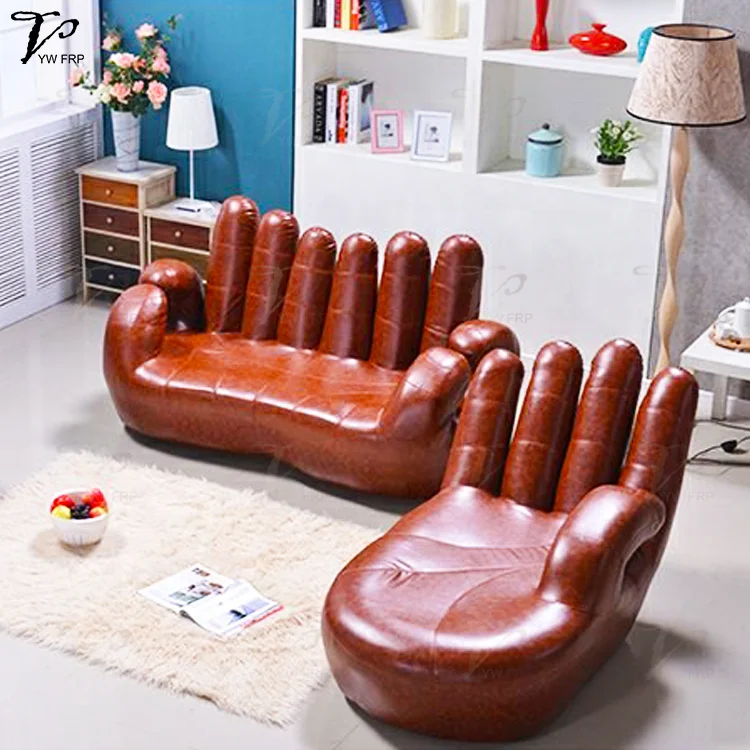 Comfortable ten fingers hand shape sofa living room furniture reclining seats and sofa