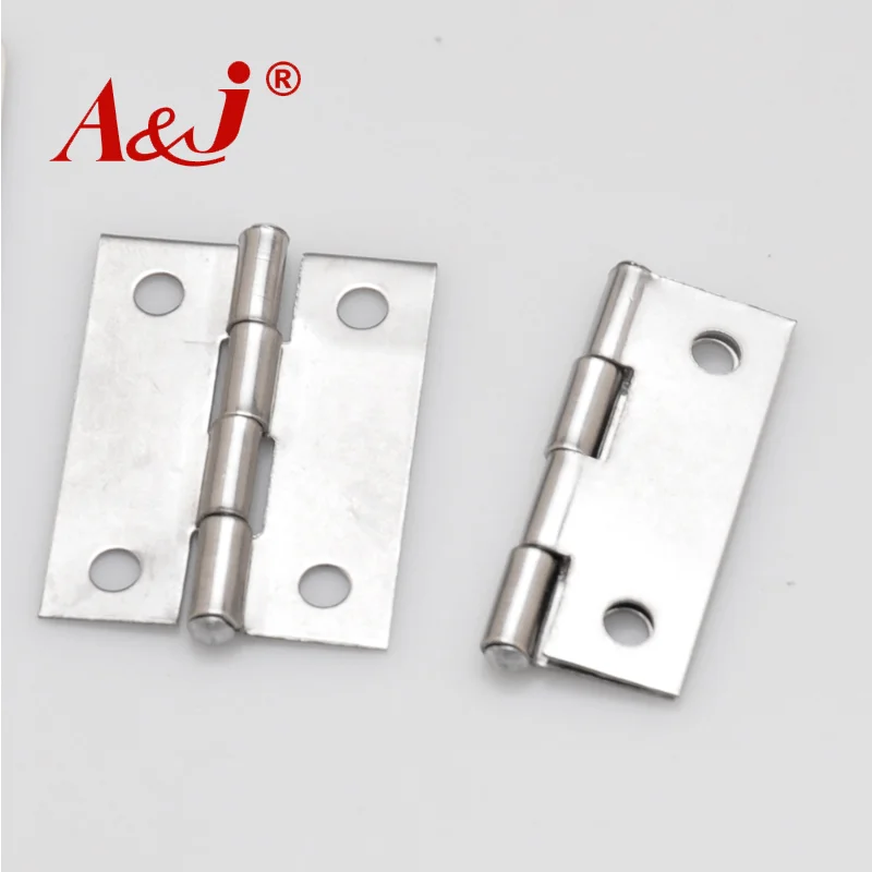 Mini design softly 1.5 inch 2 inch 3 inch stainless steel metal small door hinges