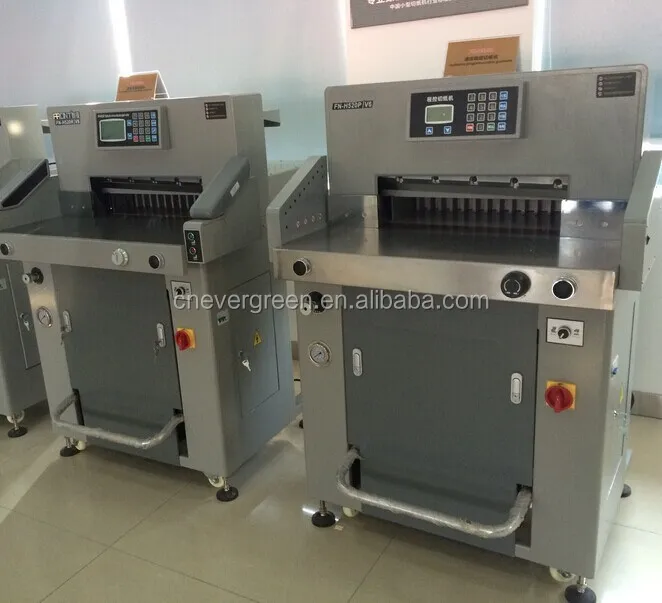 Computer program control paper cutter reasonable price, hydraulic small paper guillotine cutting machine