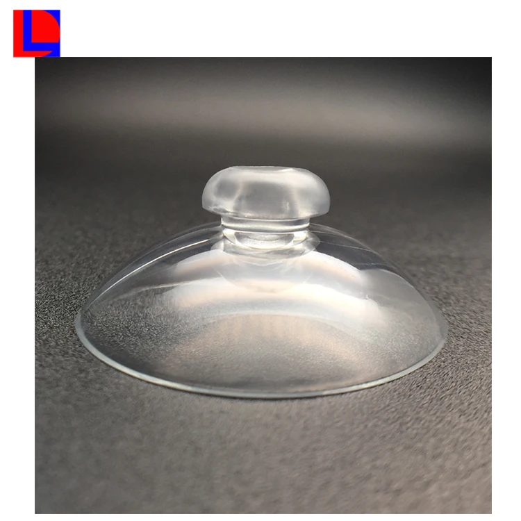 Transparent /clear suction cup with screw for glass