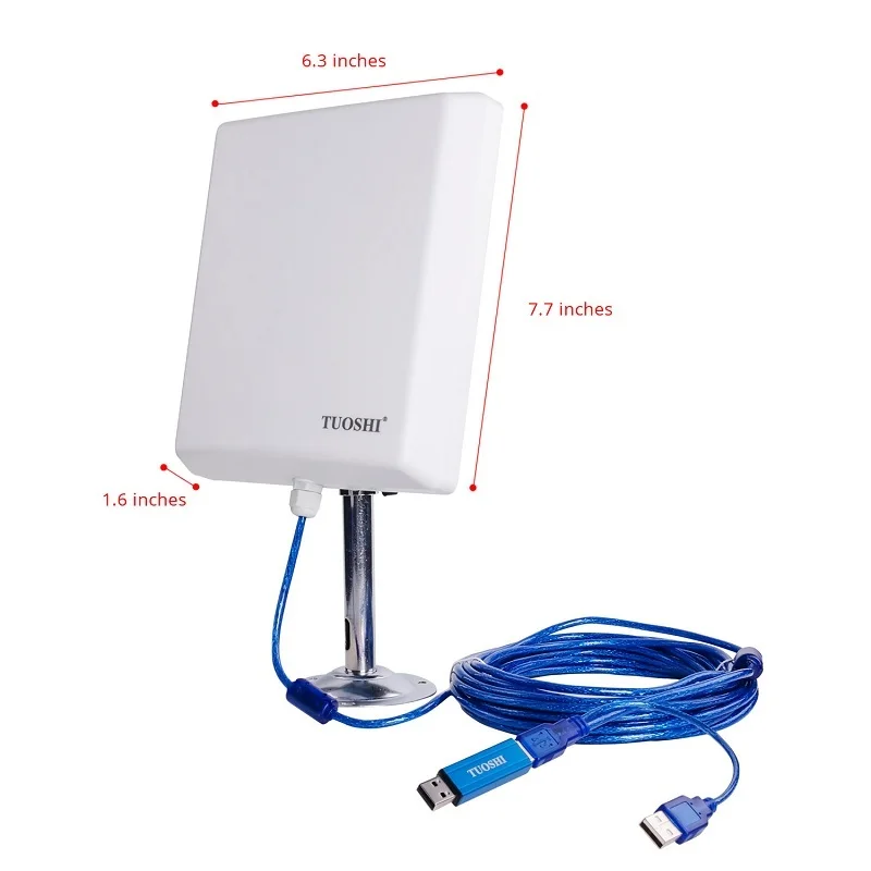 Manufacturer High Power 2000mw wifi adapter 36dBi Panel Antenna Ralink RT3070 Wireless USB Adapter