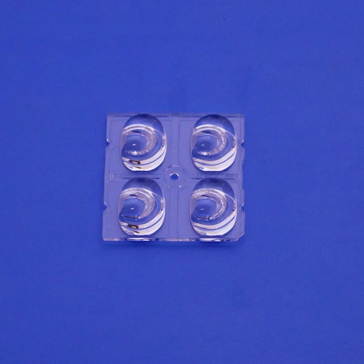 142x64 degree 2x2 TYPE III Anti-UV PC LED Lenses SMD led module 5050