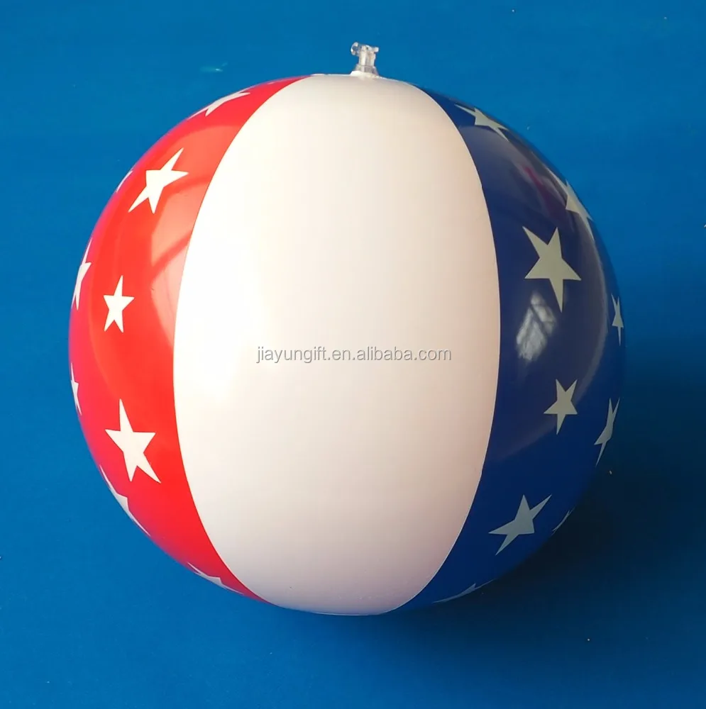 inflatable beach ball with star printing