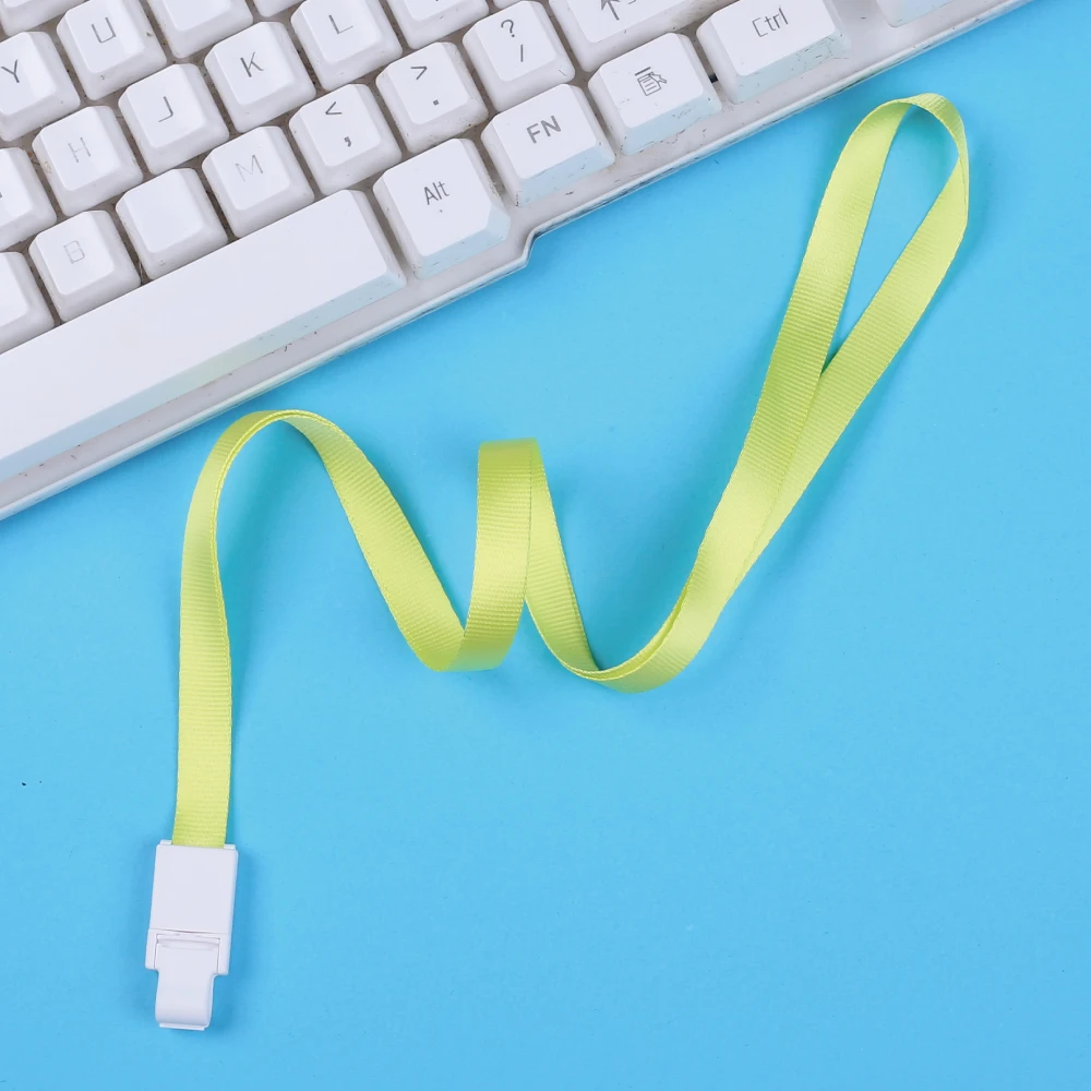 
Hot sale cheap colorful polyester ID badge neck lanyard 