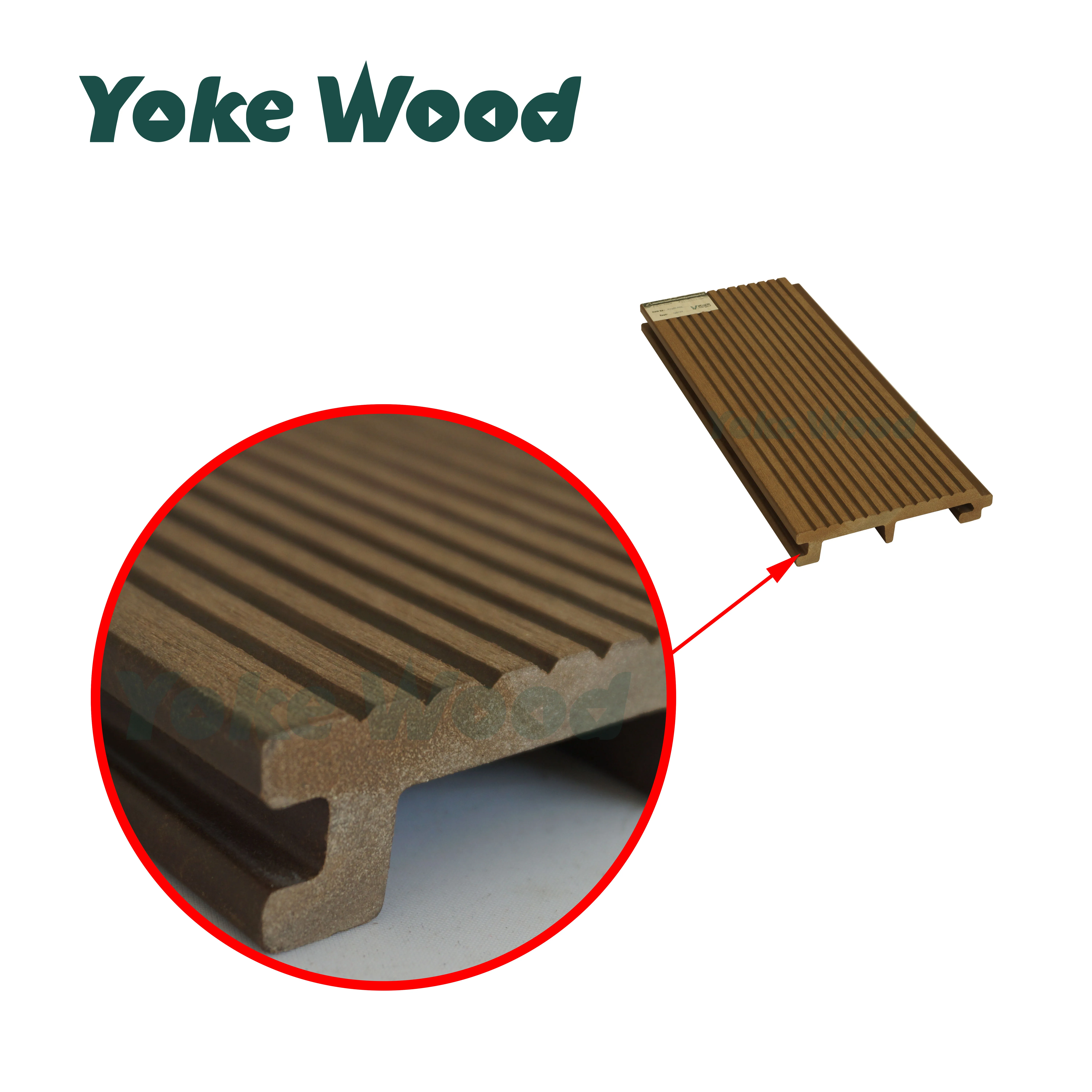 Exterior WPC wall panel/Wood Plastic Composite /grooved wall cladding louver roof composite fence panels balcony railing