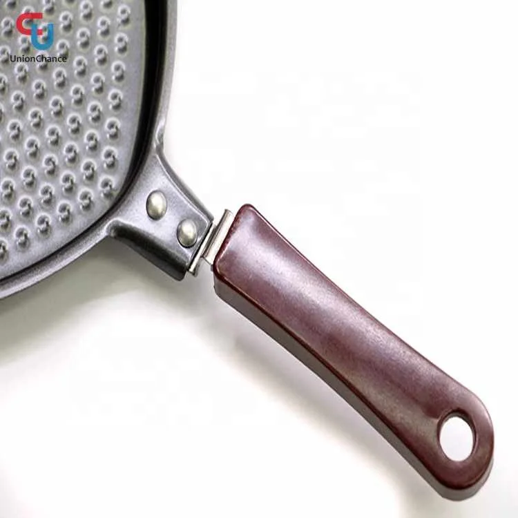 Non-stick Carbon Steel Heart Shape Pancake Pan Fry Pot Kitchen