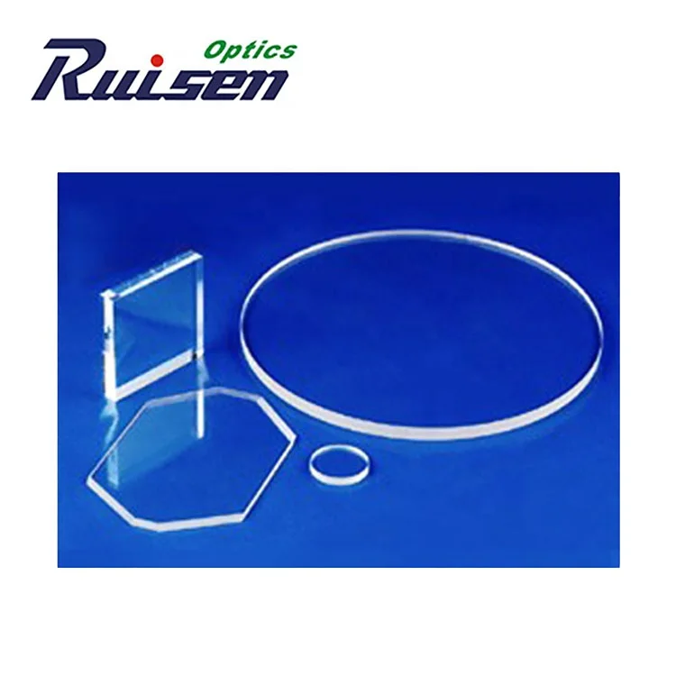 manufacture high transmission polished quartz Fused silica glass disc