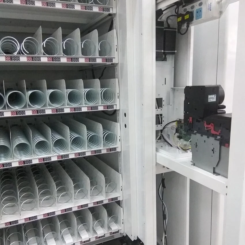 Custom made industrial vending machine for accessories with lifetime free maintenance service