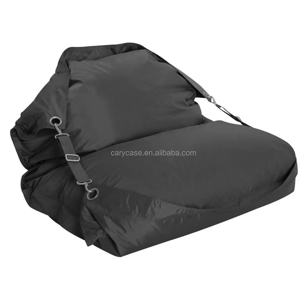 Flexible Comfortable adults bean bag chair with belts, SAFE outdoor beanbag furniture sofa seat