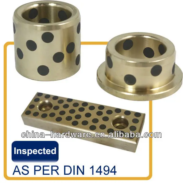 slide Oil es 500# SP2 Cast slide wear plate with graphite 40 45 30 20 10 8 15 100 150 140 130 120 sliding Graphite embedded bush