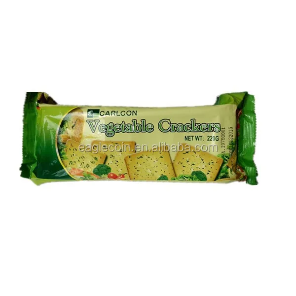 220g Healthy Vegetable Biscuits Crackers Crisp Sweet Taste Brand Biscuits