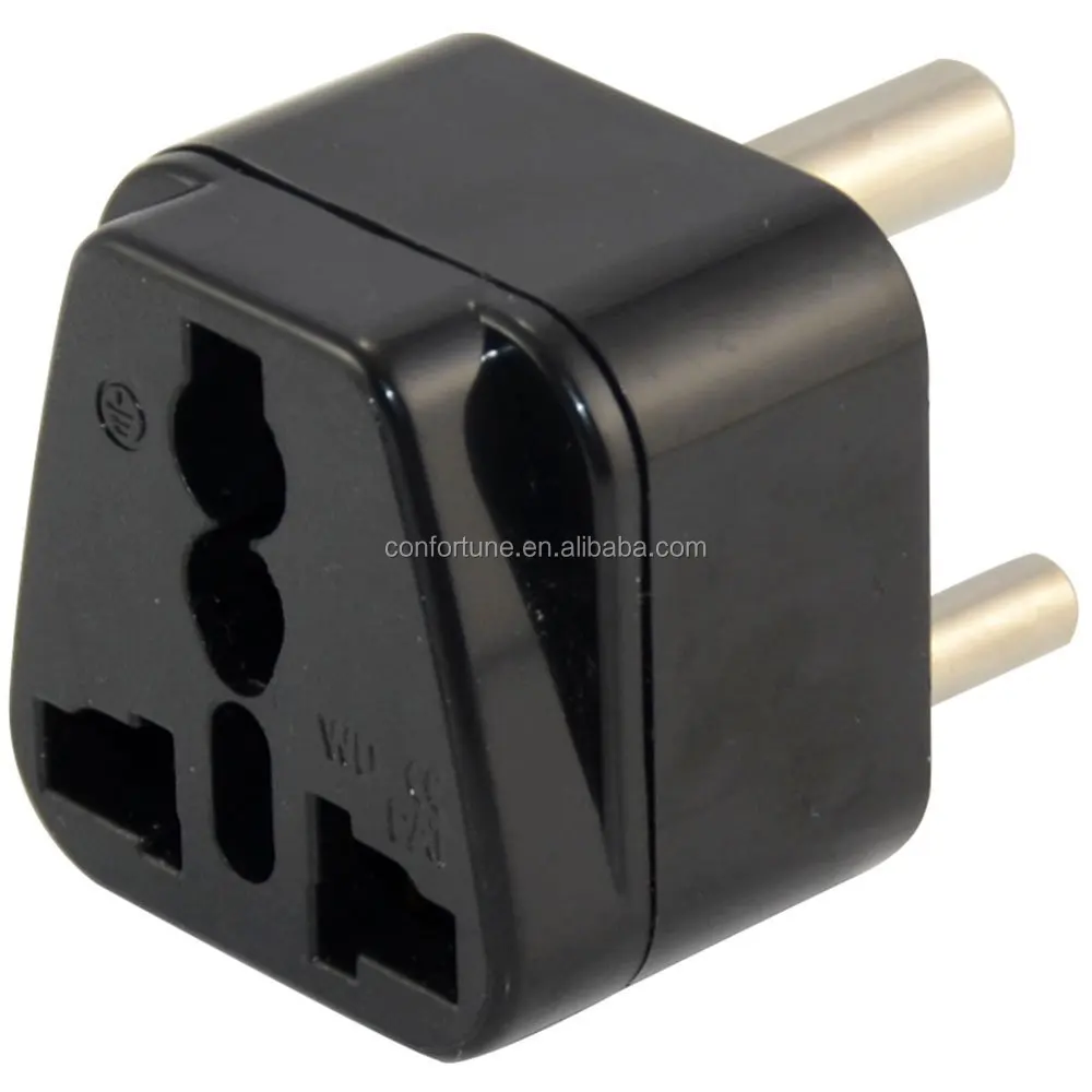 Hot Double sockets 1to 2 travel adaptor EU UK US SWISS TO south africa plug universal electric travel adapter