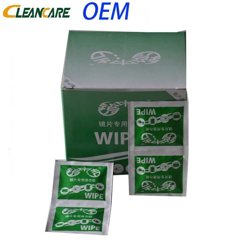 Nonwoven Fabric Lens Printhead Optical Glasses Cleaning Wipes