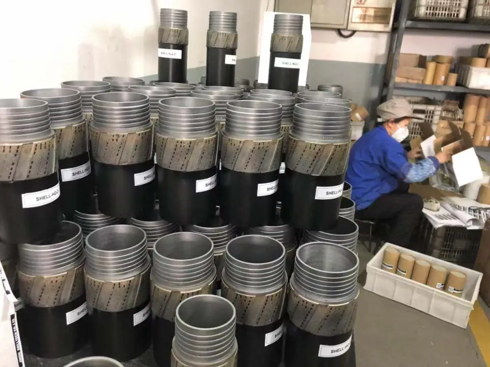 BQ NQ HQ PQ impregnated reaming shell