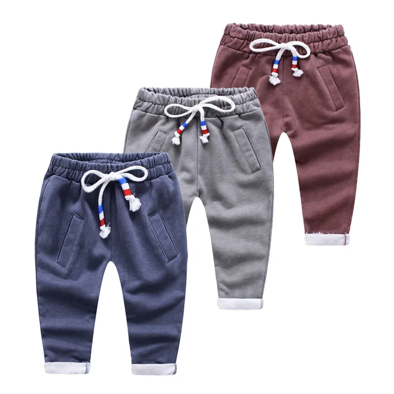 
HT-BB hot Autumn Best Selling Products Plaid Kid Boy Wear Clothes Cotton Child Cargo Pants Of Online New Pattern Jeans Pants 