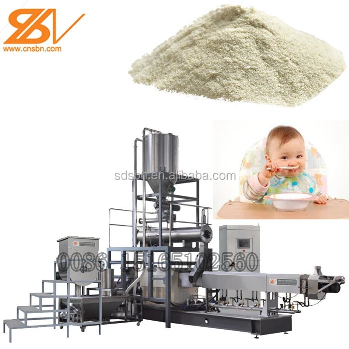 baby cereal powder food making machine production plant