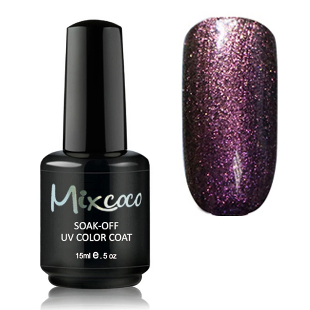 OEM uv gel polish Chameleon gel bling color soak off nail gel polish 24 colors 15ml free samples