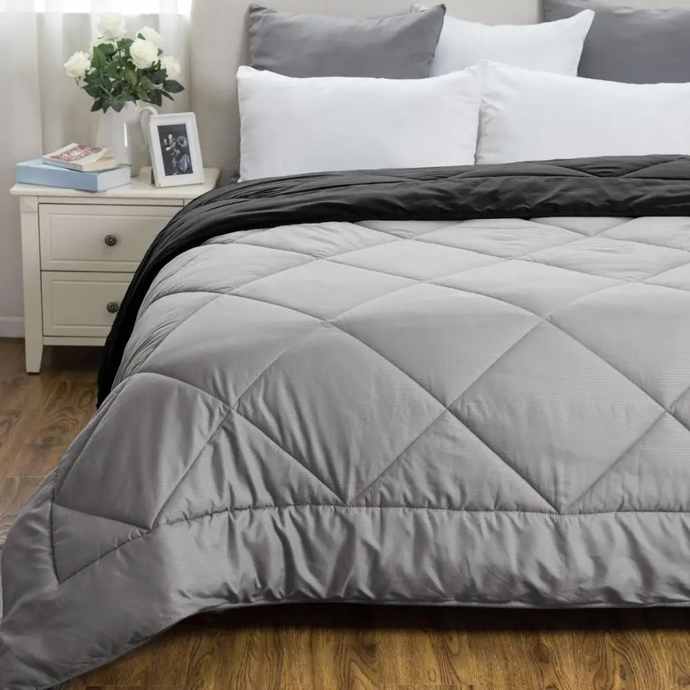 Down duvet with corner tabs quilted bedspreads luxury bedding bedroom comforter sets