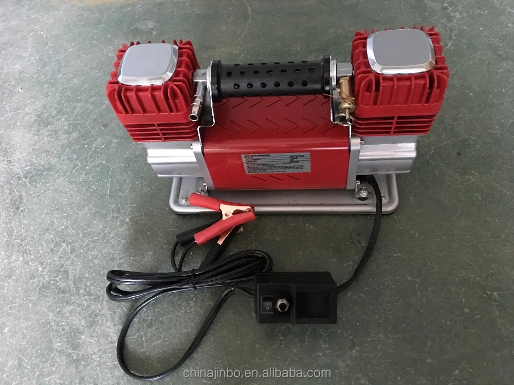 
JB-90 12V Double Cylinder Metal Inflator Air Pump Car Inflate Air Compressor 