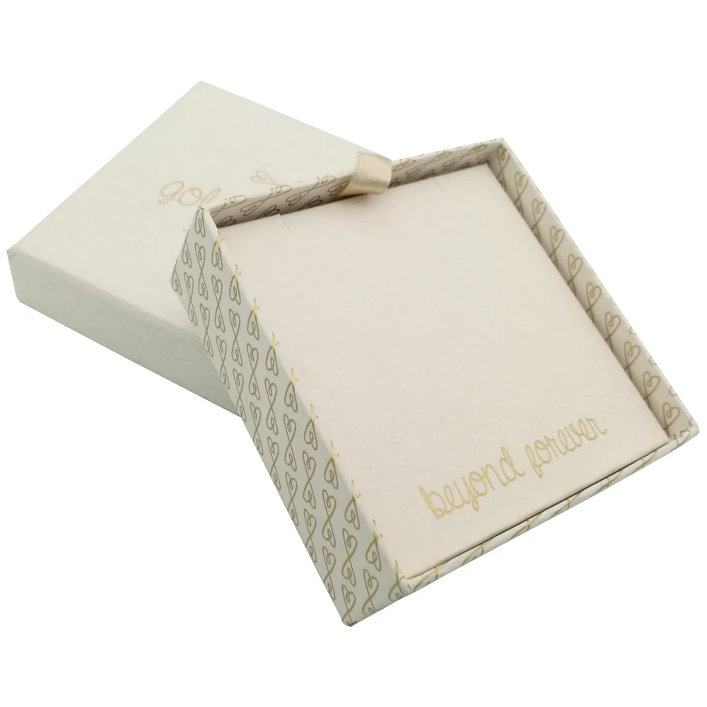 Custom logo luxury paper box jewellery packaging for jewellery