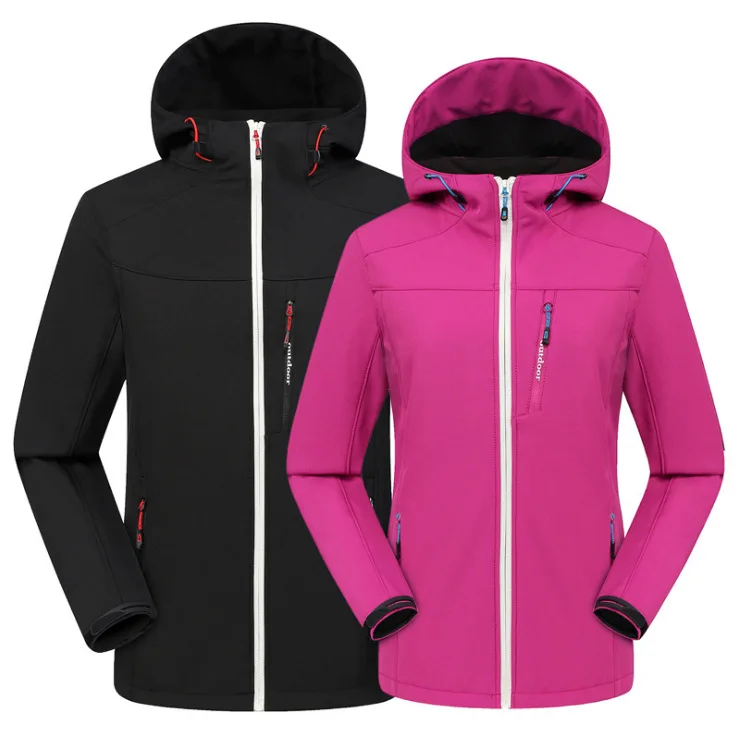 
Waterproof jacket embroidery ykk hiking jackette for men 