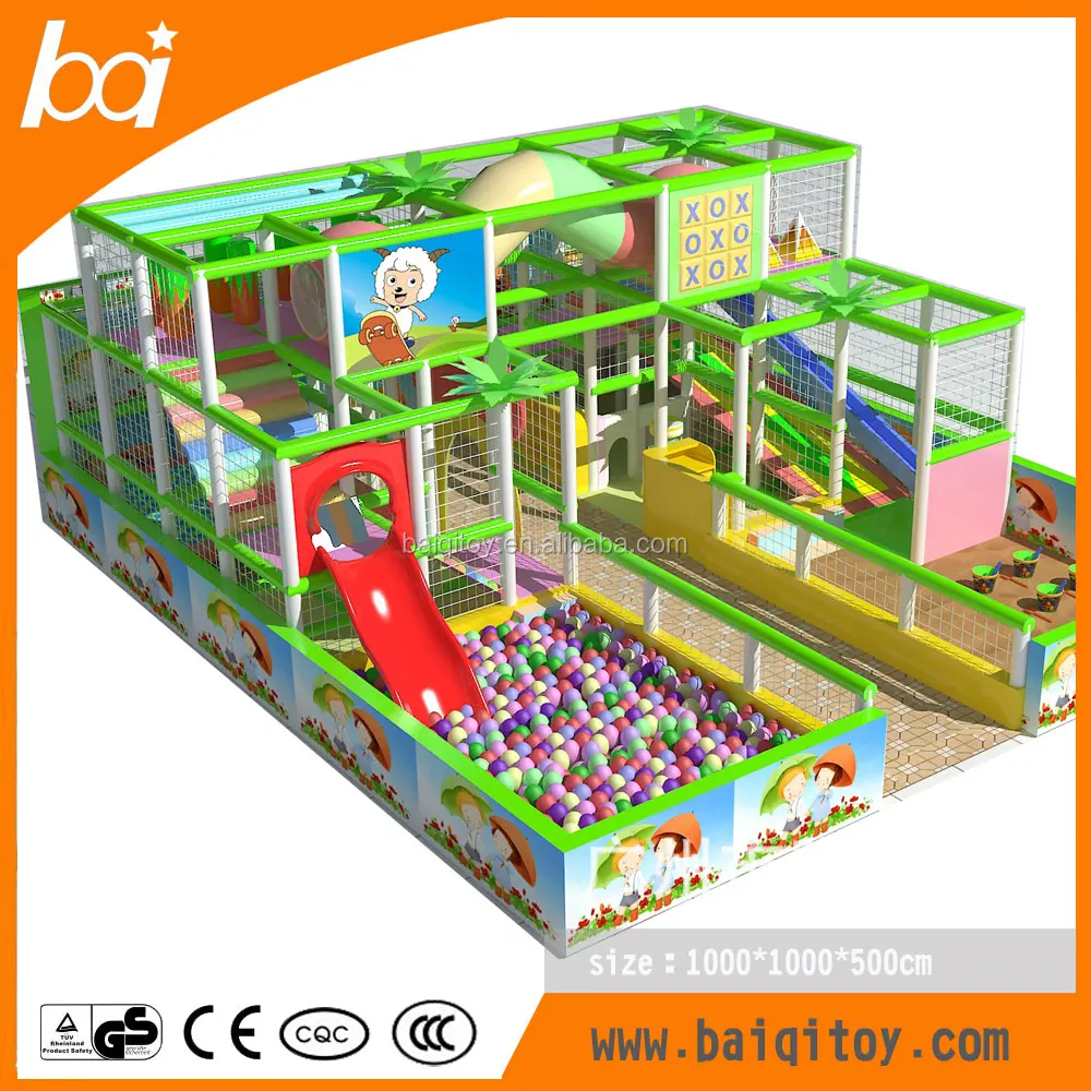 Free design commercial jungle theme kids indoor play center with ball pool