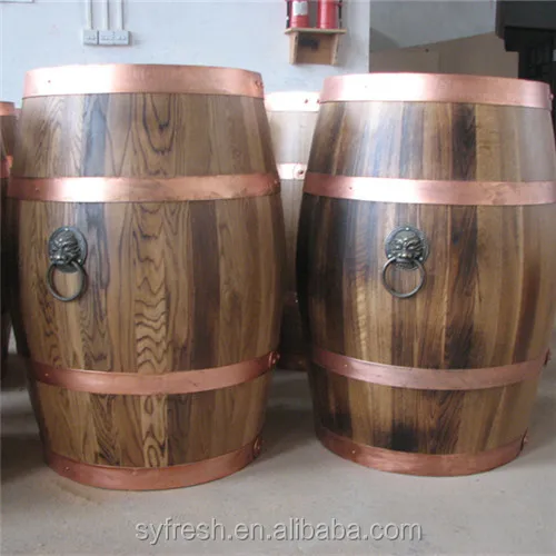 225L oak wine barrel
