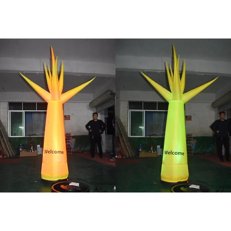 Blue Springs Advertising Led Lighting Inflatable Pillar Column for event party