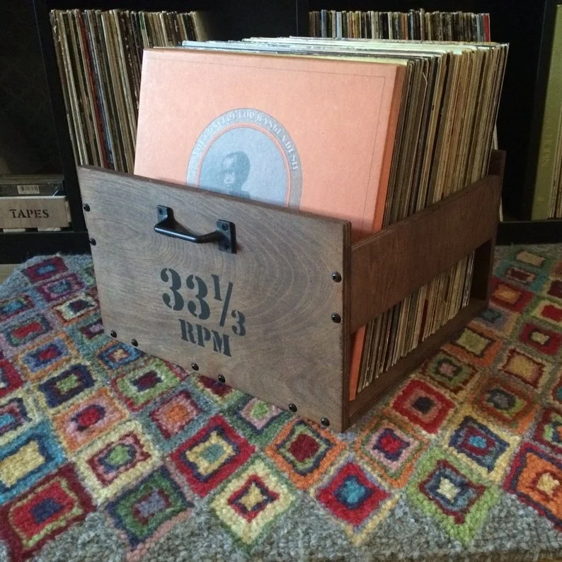 
YG Craft Stained LP Crate (with Customizable Options) 