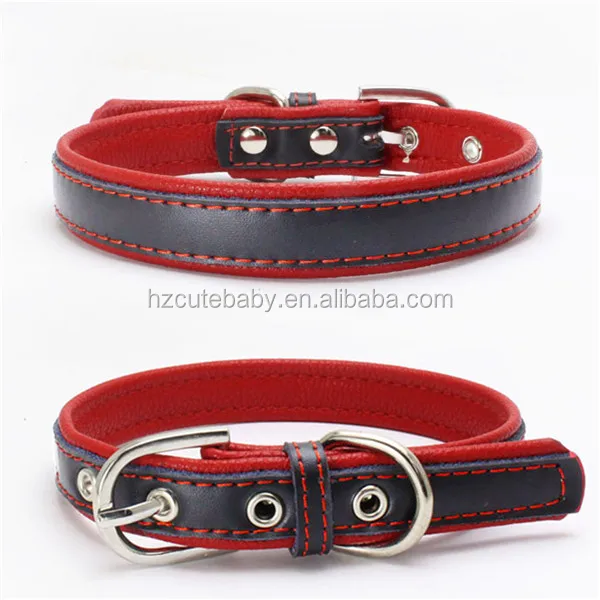 genuine leather dog collars leashes