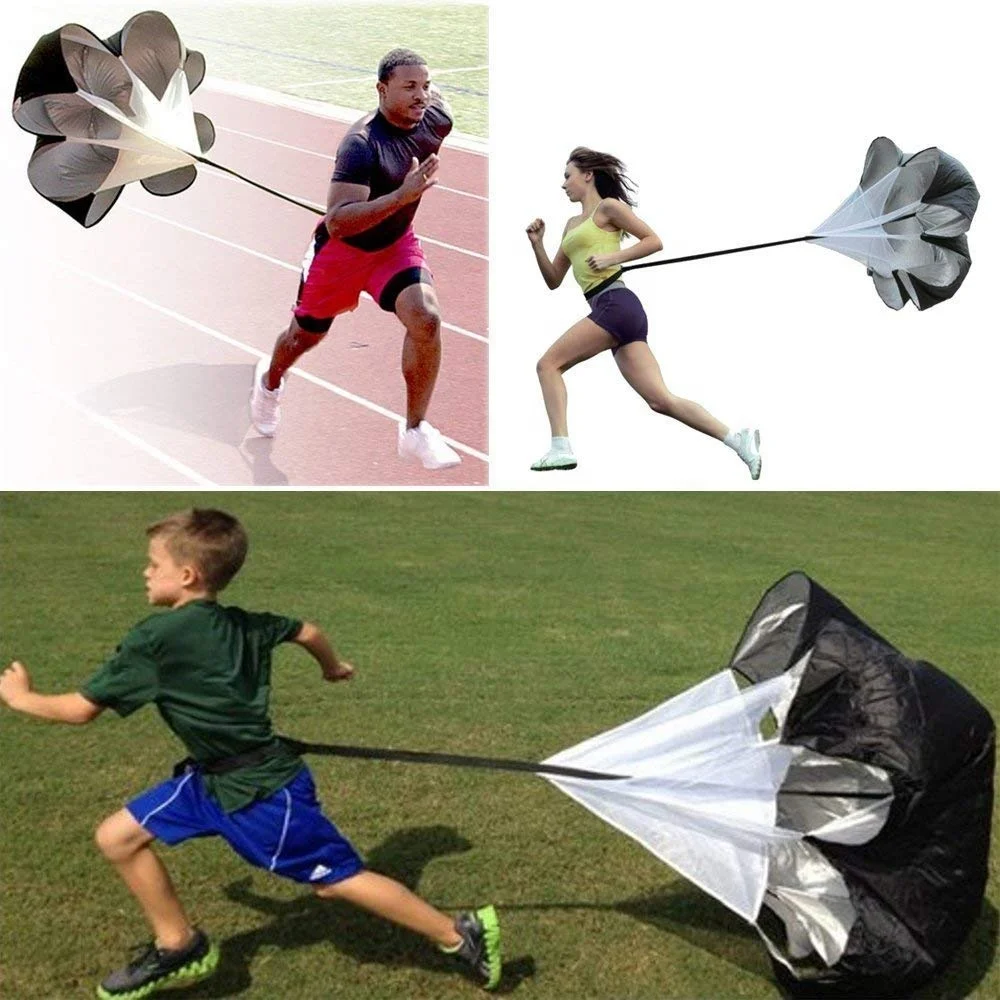 Wholesale Speed Chute Resistance Parachute Running Parachutes For Football Or Soccer with carry bag
