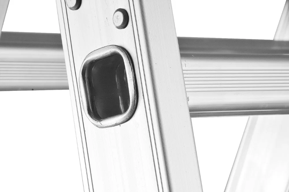 DELILADDER Adjustable platform scaffolding multipurpose aluminium ladder