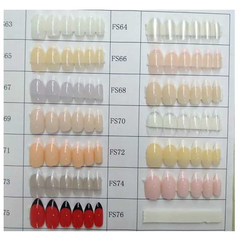 Simply french design stiletto nails tips clear lady fashion acrylic nails