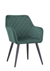 Modern design Velvet Fabric Powder Coated Legs Comfortable nordic dining chair for Dining Room