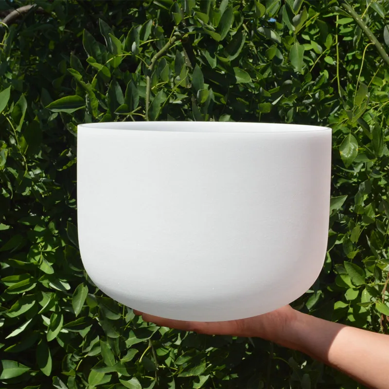 Набор Поющая чаш из матового кварцевого кристалла 8-14 дюймов с чакрами note C D E F G A B по низкой цене