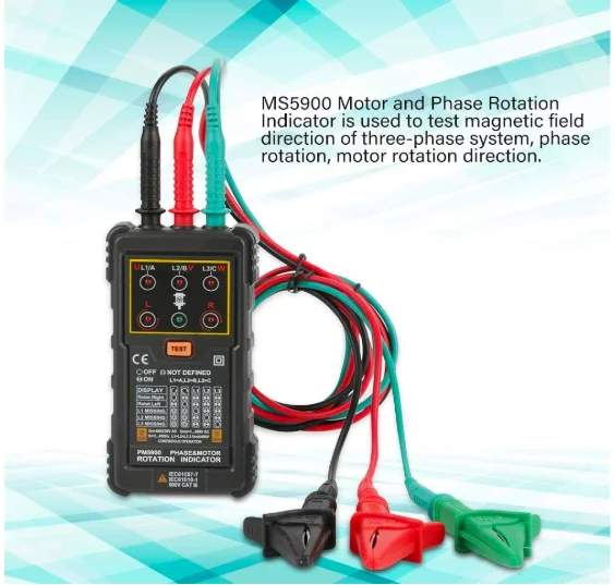 
PM5900 Three Phase Motor Rotation Indicator 